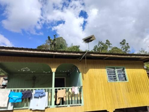 Installation at Kampung Monsok Ulu